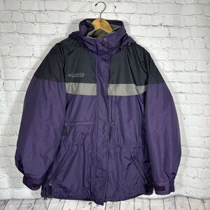 Columbia Boulder Ridge  3 in 1 Interchange Jacket/Coat Women’s Large Purple gray